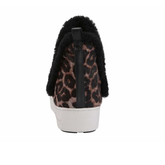 Micheal KORS Ashlyn Leather Slip On Leopard Bootie - Picture 11 of 12